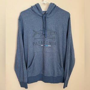Patagonia Geodesic Flying Fish Lightweight Hoodie Men’s XS Sweatshirt Outdoors